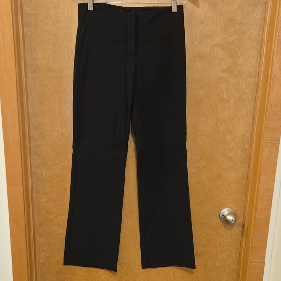Parallel Pants - Classic Black Straight Leg Women's Pants